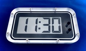 LCD UNDERWATER PACE CLOCK (Liquid Crystal Display Reflecting Ambient Light)